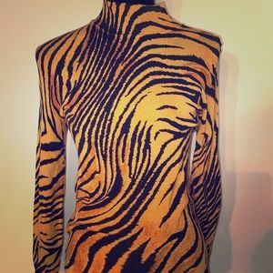 Cheetah Print Turtleneck